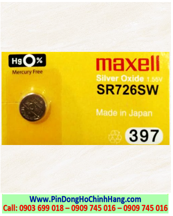 Maxell 397; Pin Maxell SR726SW